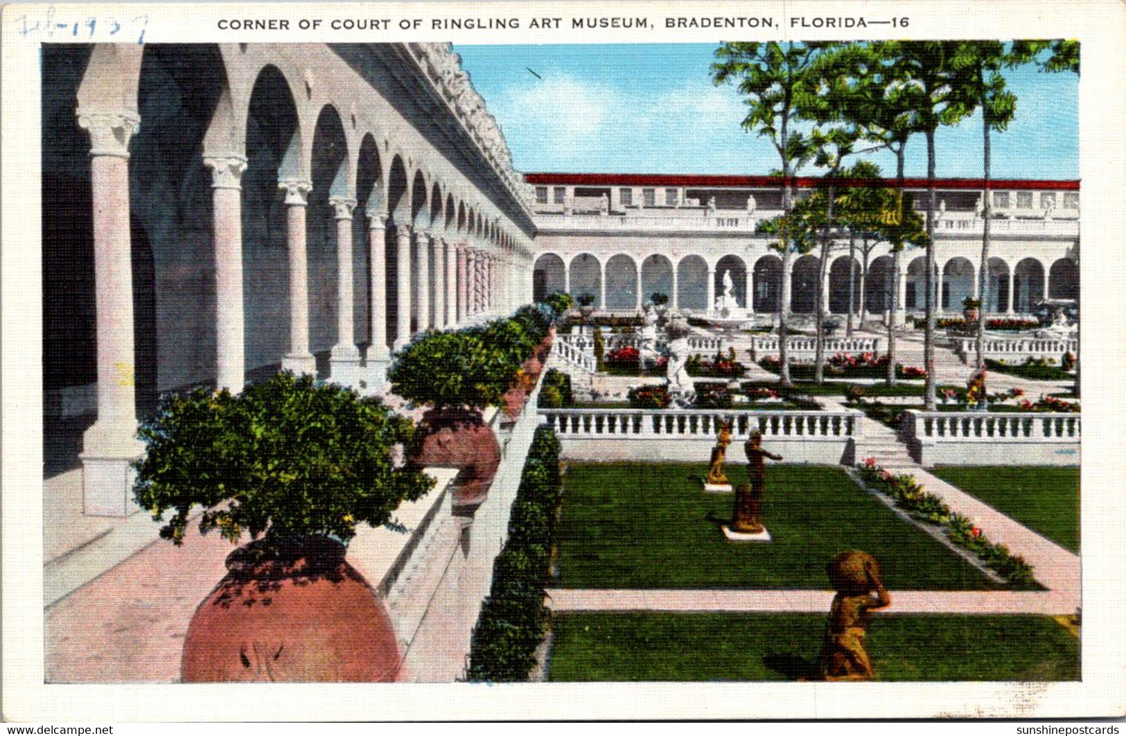 Florida Sarasota Ringling Art Museum Corner Of Court - Sarasota