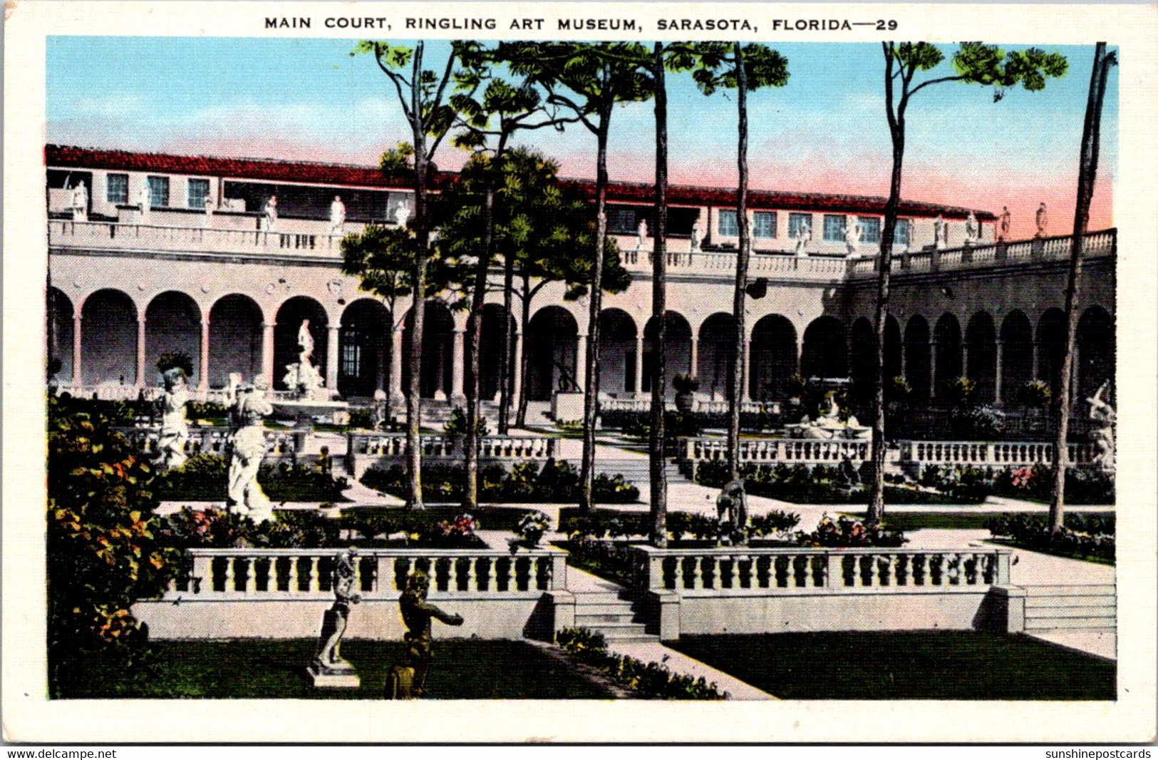 Florida Sarasota Ringling Art Museum Main Court - Sarasota