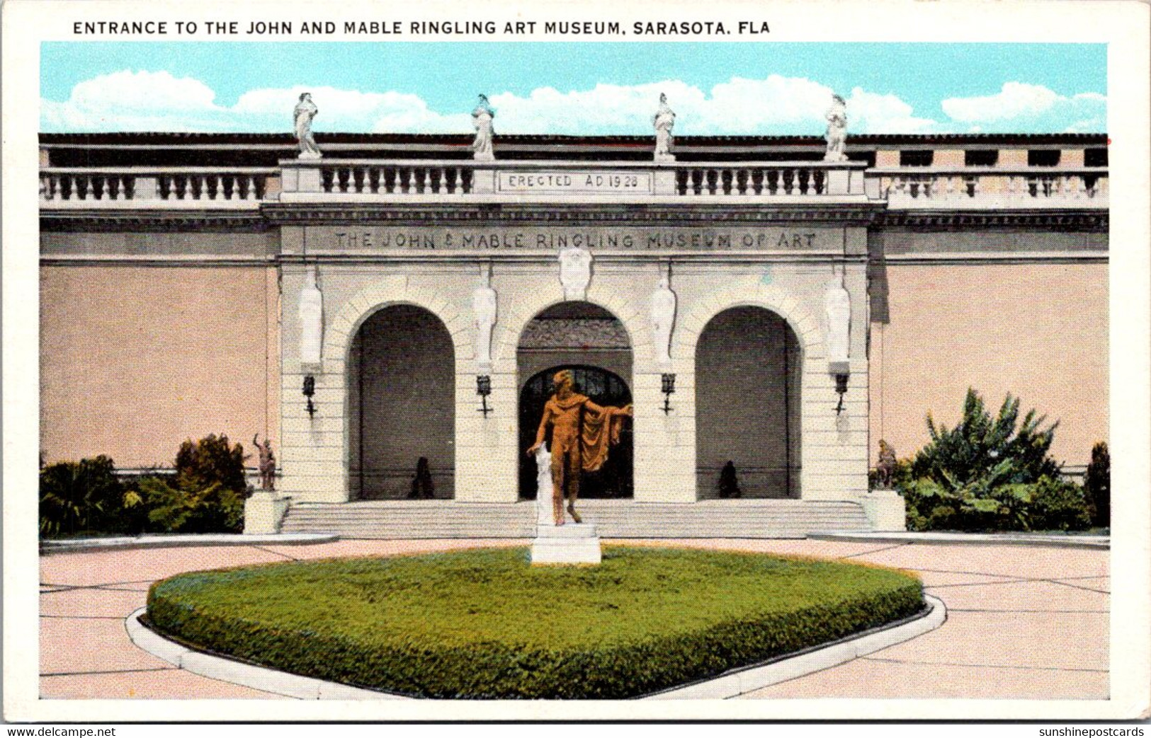 Florida Sarasota Ringling Art Museum Entrance - Sarasota