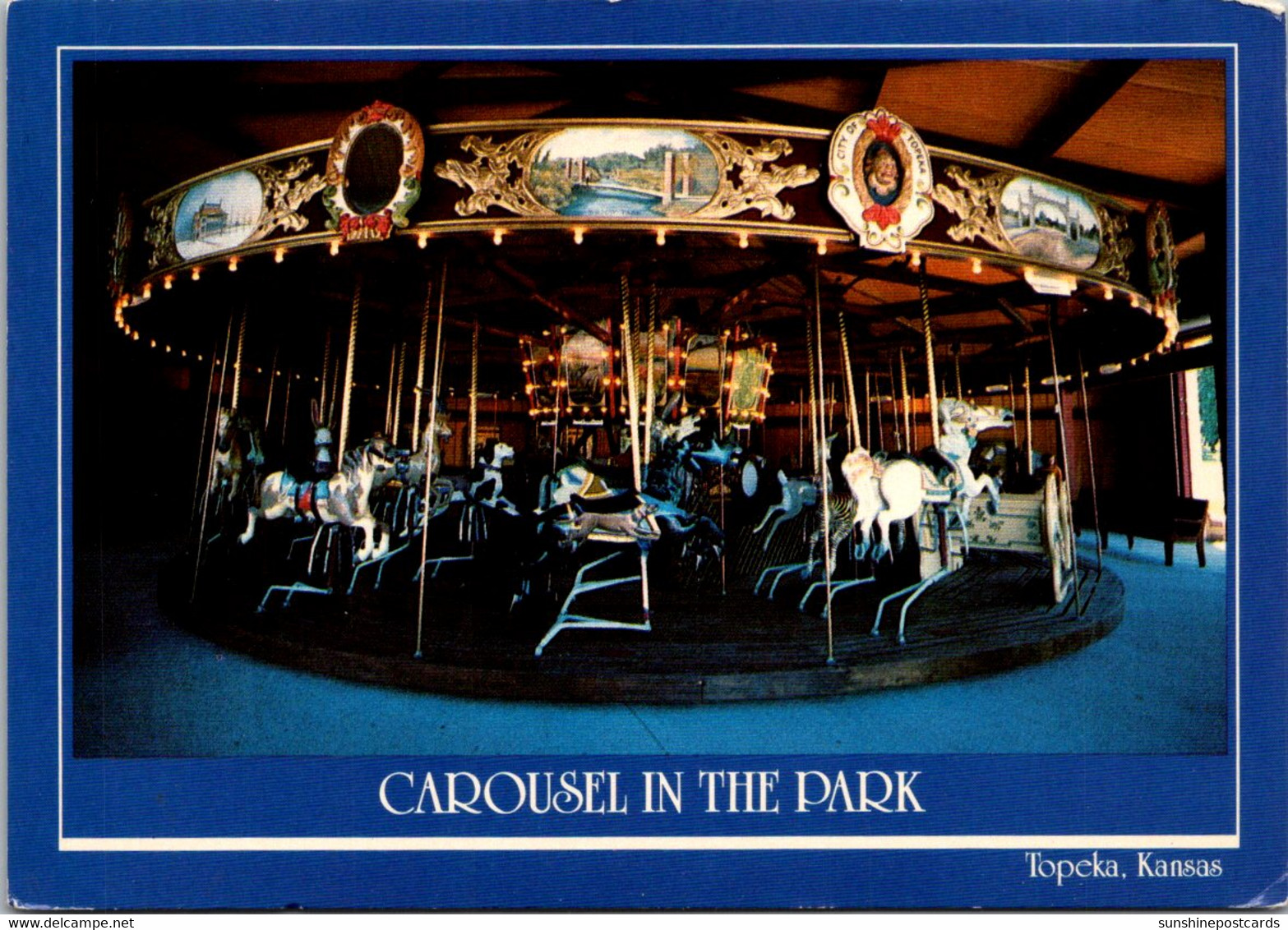 Kansas Topeka Gage Park Carousel In The Park - Topeka