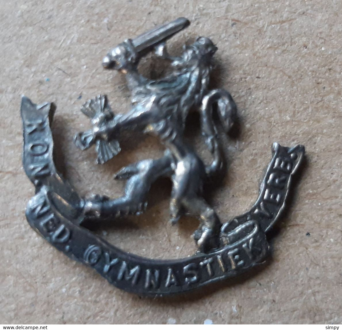 Gymnastic Federation Of Nederland Vintage  Pin Badge - Gymnastique