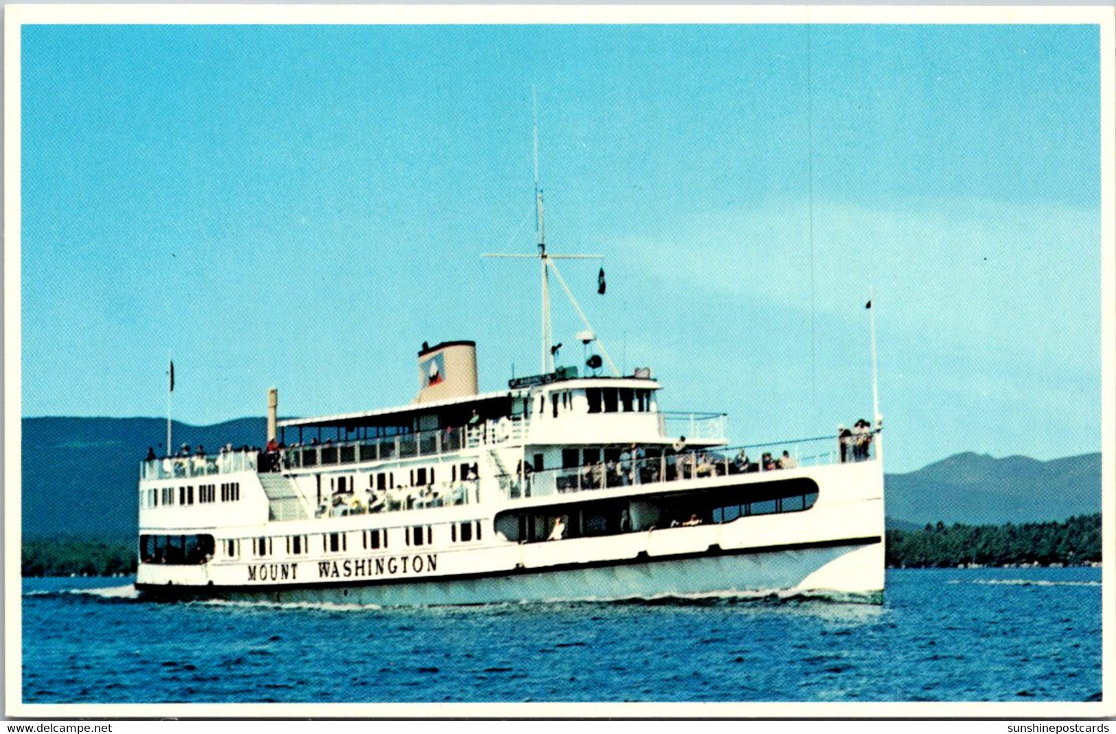 New Hampshire Lake Winnepesaukee MV Mount Washington - White Mountains