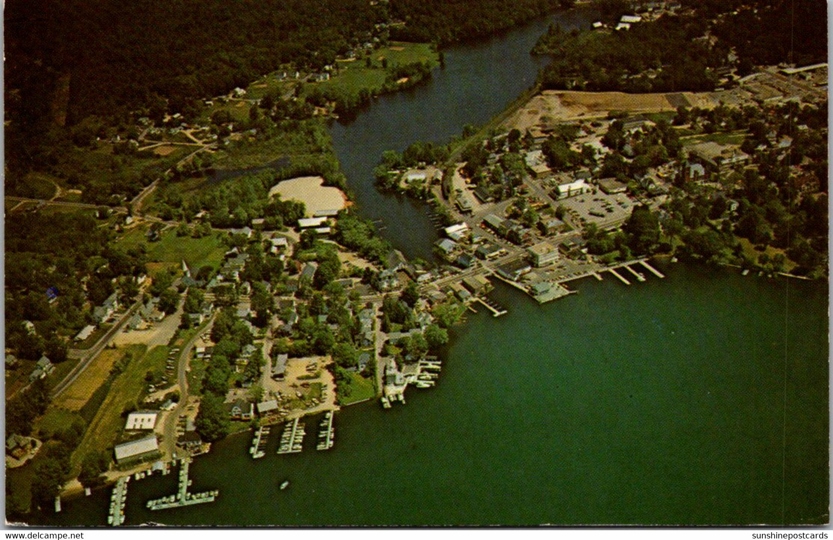 New Hampshire Wolfeboro Aerial View - White Mountains