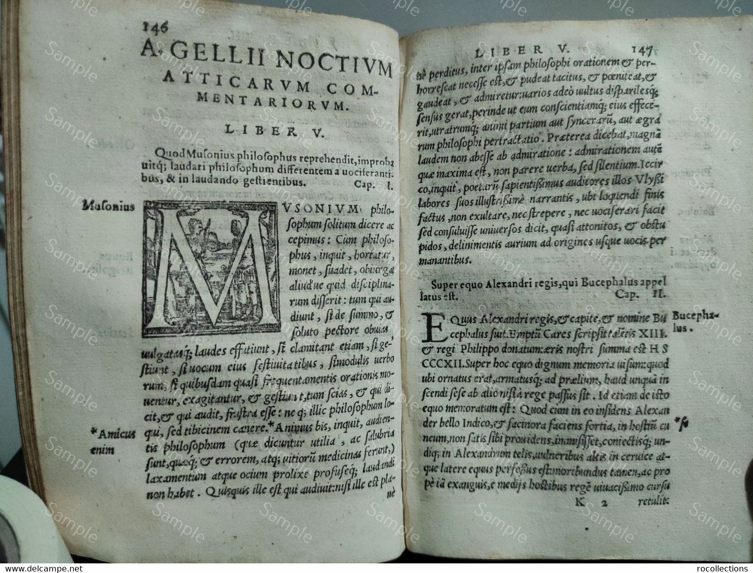 Italy Venice. AULI GELLII, Luculentissimi Scriptoris, Noctes Atticae Venetiis 1573 - Livres Anciens
