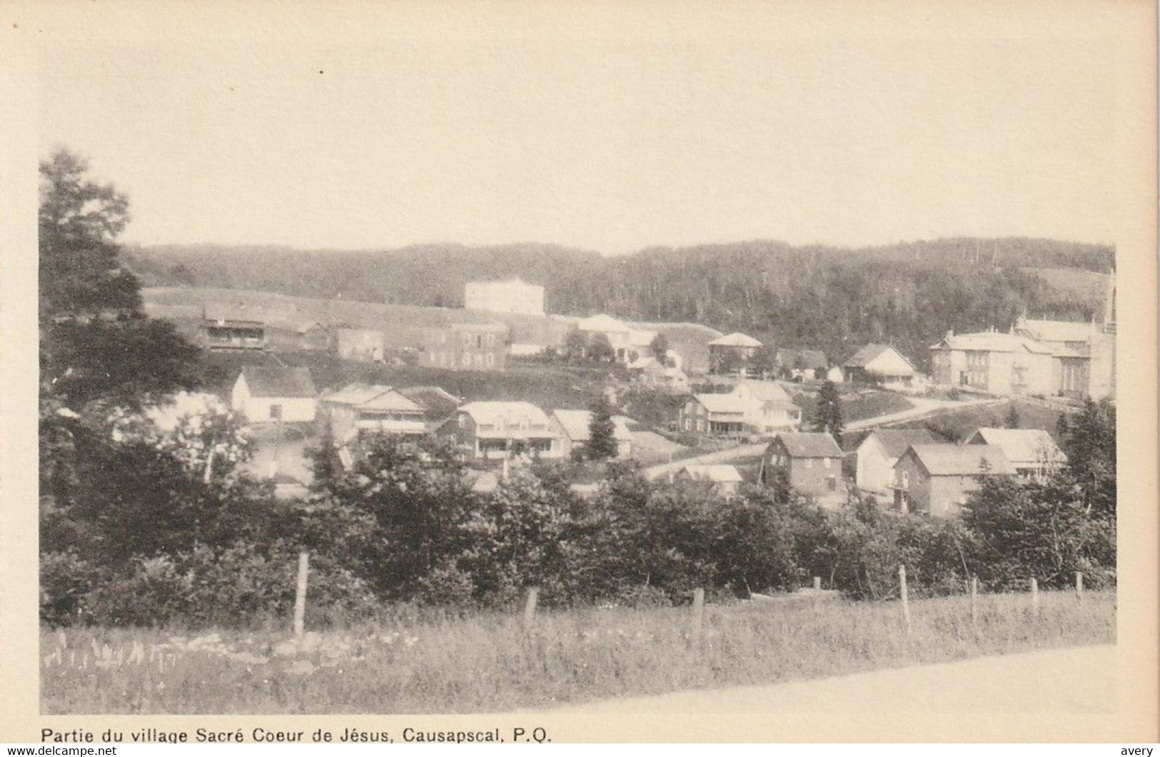 Partie Du Village Sacre Coeur De Jesus, Causapscal, Quebec - Gaspé