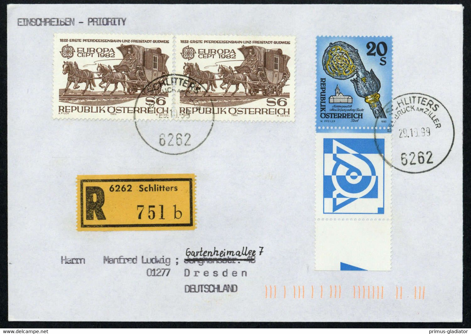 Österreich, Brief - Machine Postmarks