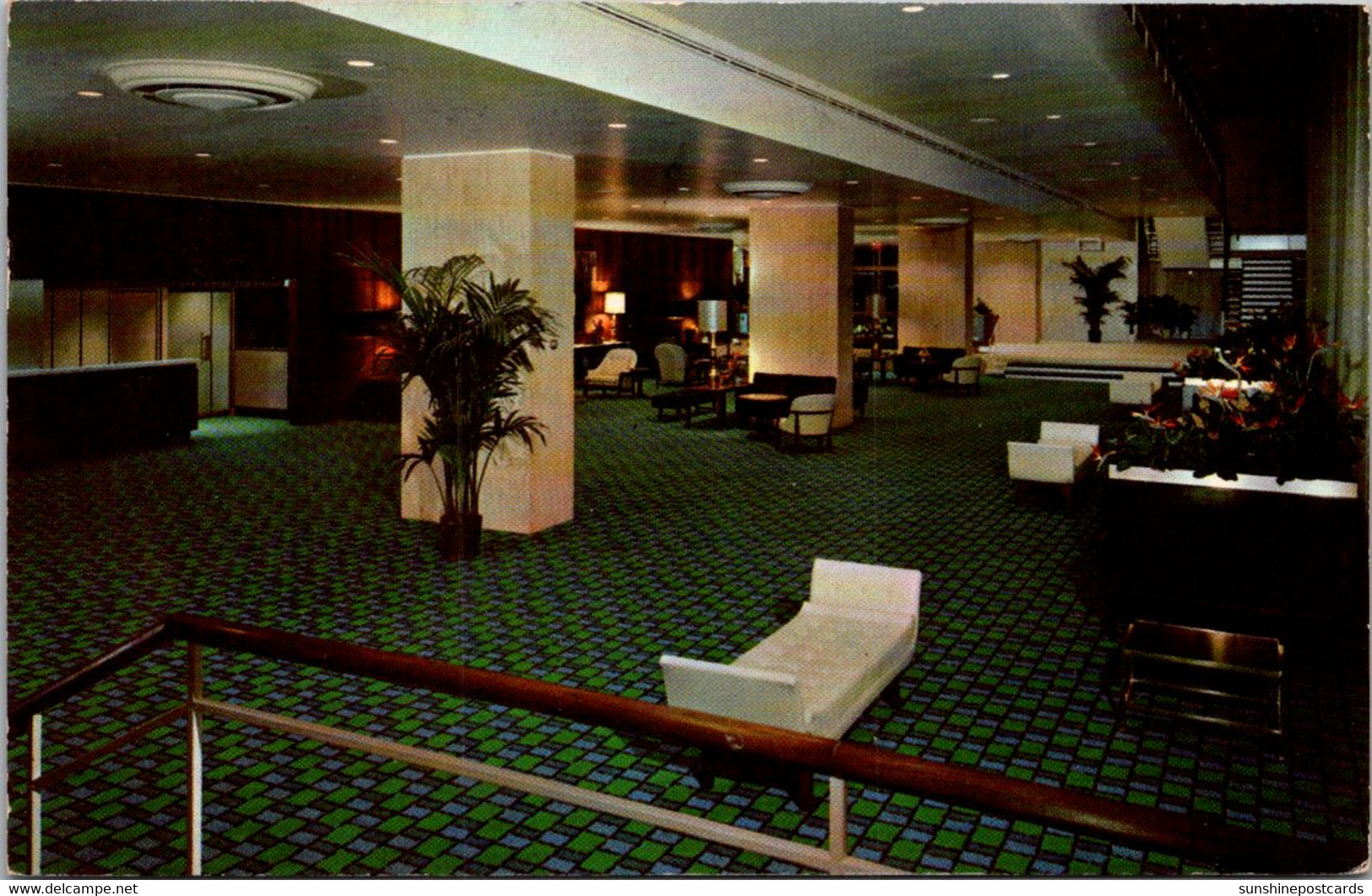 Pennsylvania Pittsburgh The Pittsburgh Hilton Hotel Lobby 1964 - Pittsburgh