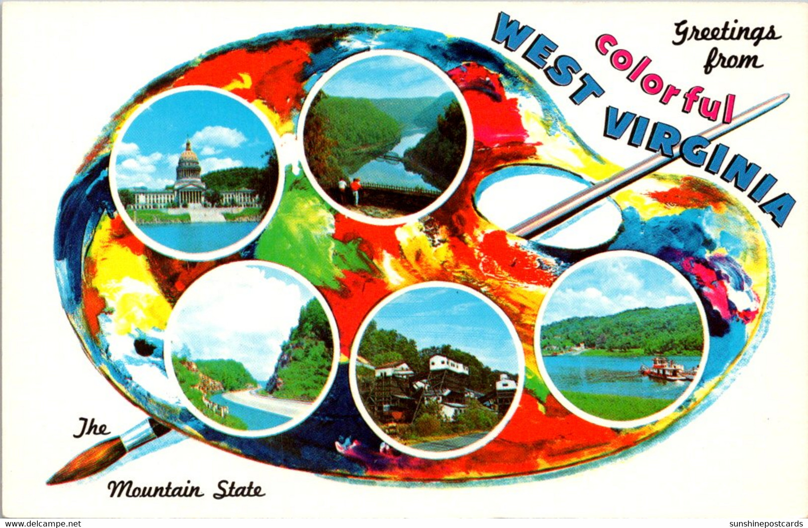 West Virginia Greetings From The Mountain State - Other & Unclassified