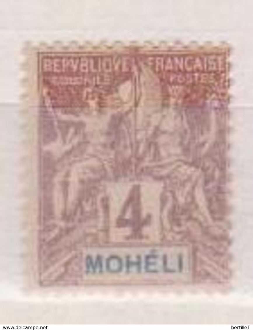 MOHELI         N°  YVERT 3 NEUF SANS GOMME     ( SG 2/40  ) - Ungebraucht