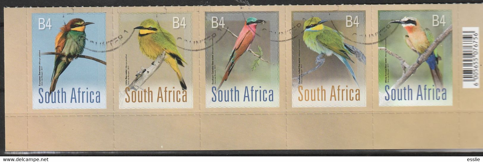 South Africa RSA - 2017 - Birds Bee-eaters Bienenfresser - Neufs