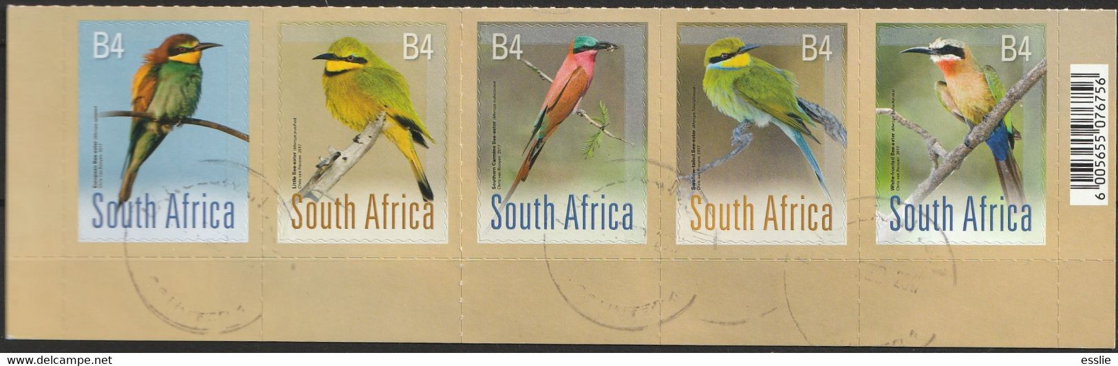 South Africa RSA - 2017 - Birds Bee-eaters Bienenfresser - Ongebruikt