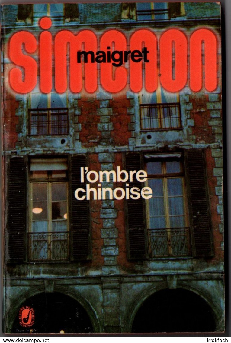 Simenon Maigret - L'ombre Chinoise - Paris - Poche 1971 - Simenon