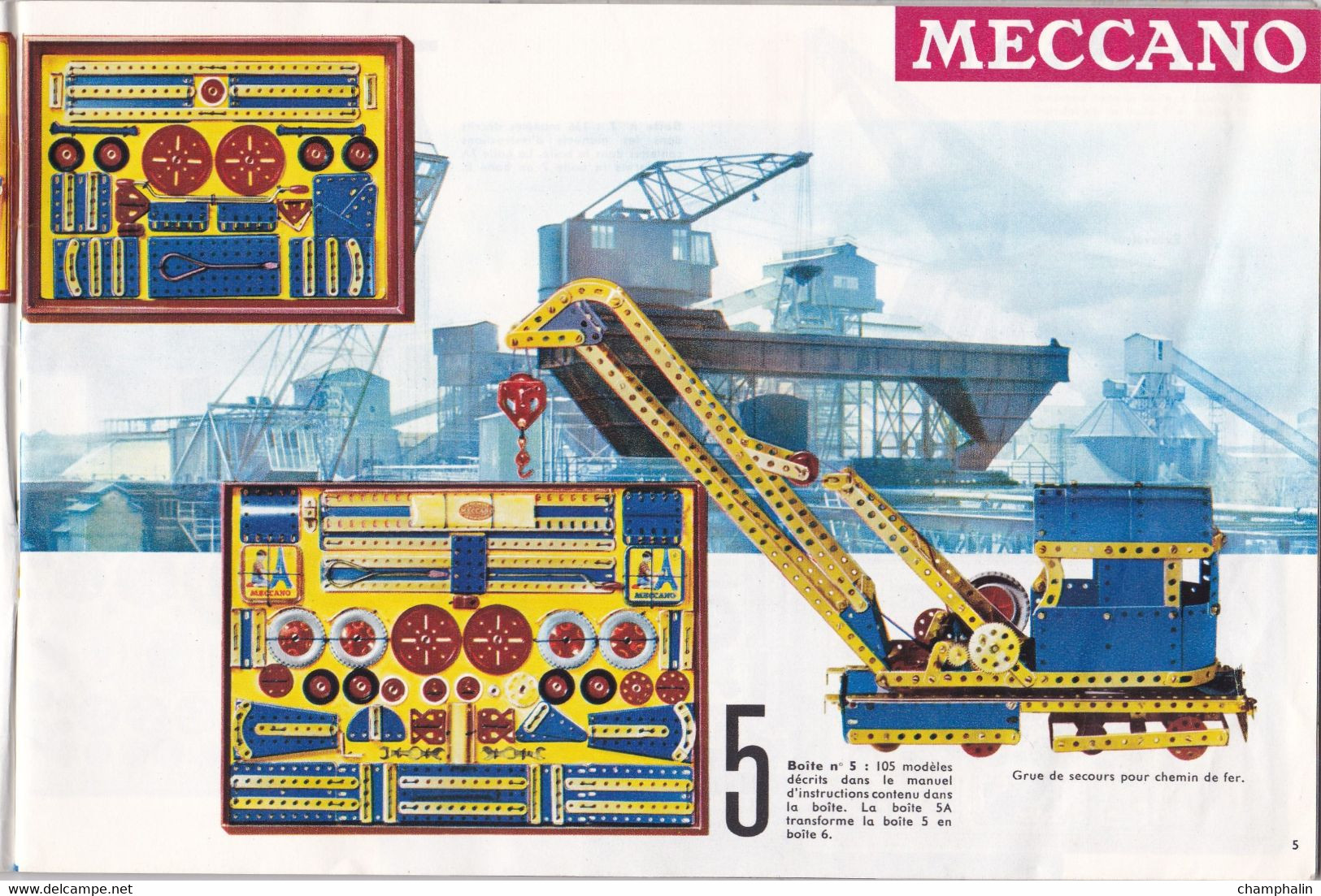 Livret Publicitaire - Catalogue - Meccano - Trains Hornby - Miniatures Dinky Toys - Années 1961/62 - Soisson Auxerre - Meccano