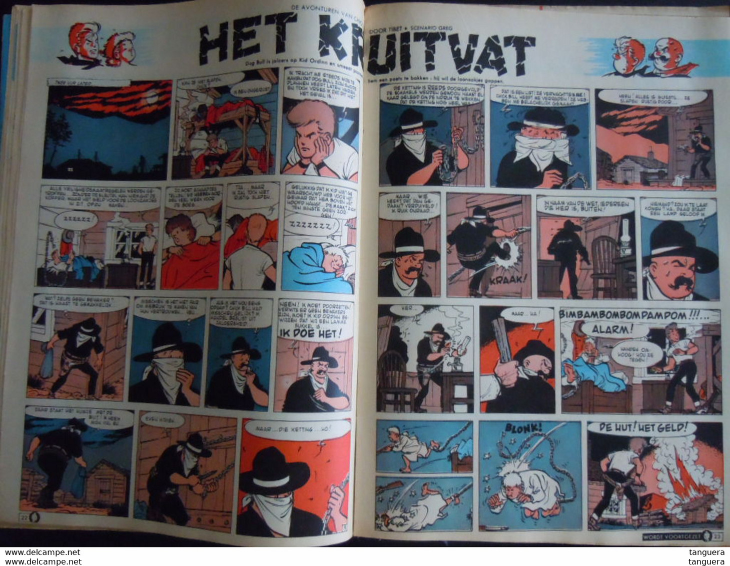 Kuifje Weekblad 1961 Nr 36 Omslag  F. Craenhals A. Weinberg Met Oa. Goscinny Jem Macherot Leonard R. Reding - Kuifje