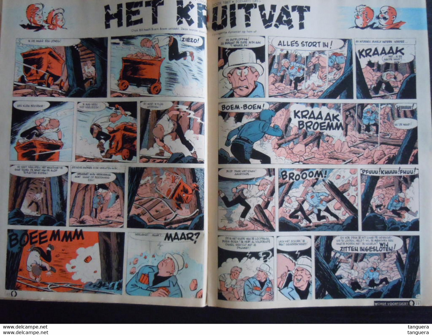 Kuifje Weekblad 1961 Nr 40 Omslag Berck Met Oa F. Craenhals P. Jacobs Goscinny Jem Weinberg Duval R. Reding - Kuifje