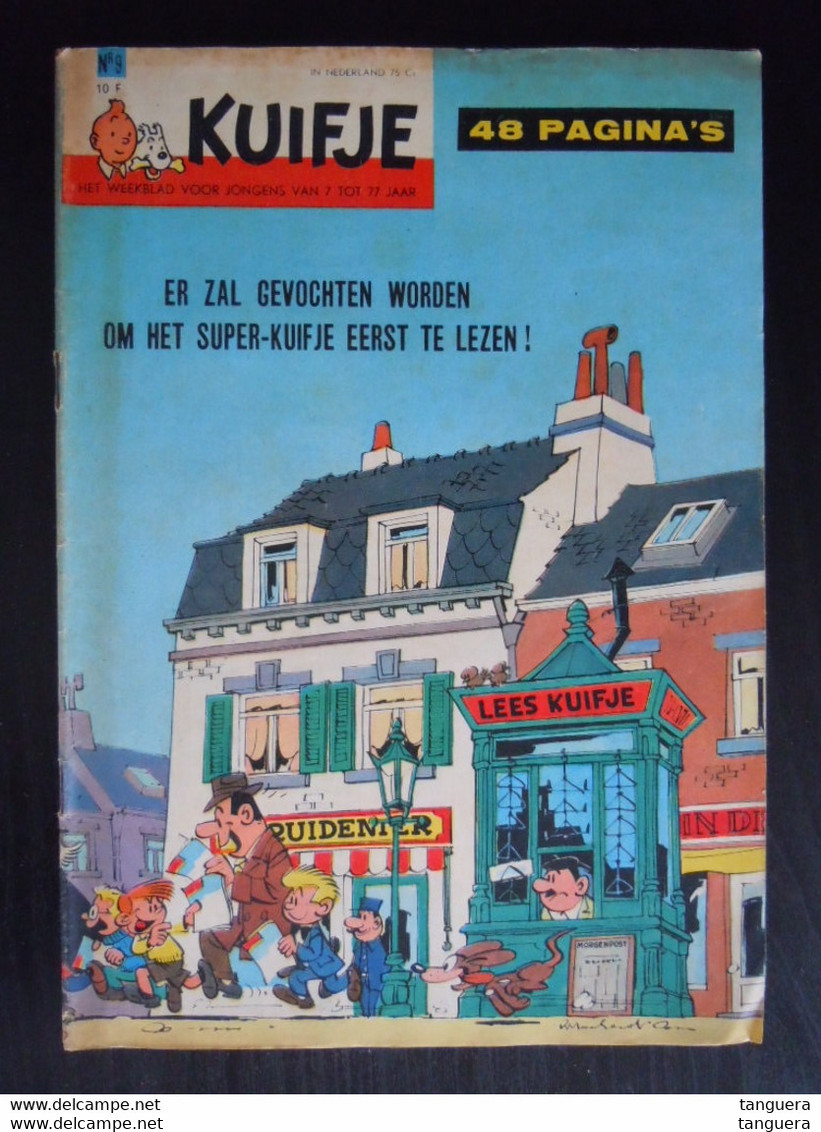 Kuifje Weekblad 1960 Nr 9 Omslag R. Macherot  Met Oa. Attanasio Greg Michel Vaillant R. Reding - Kuifje