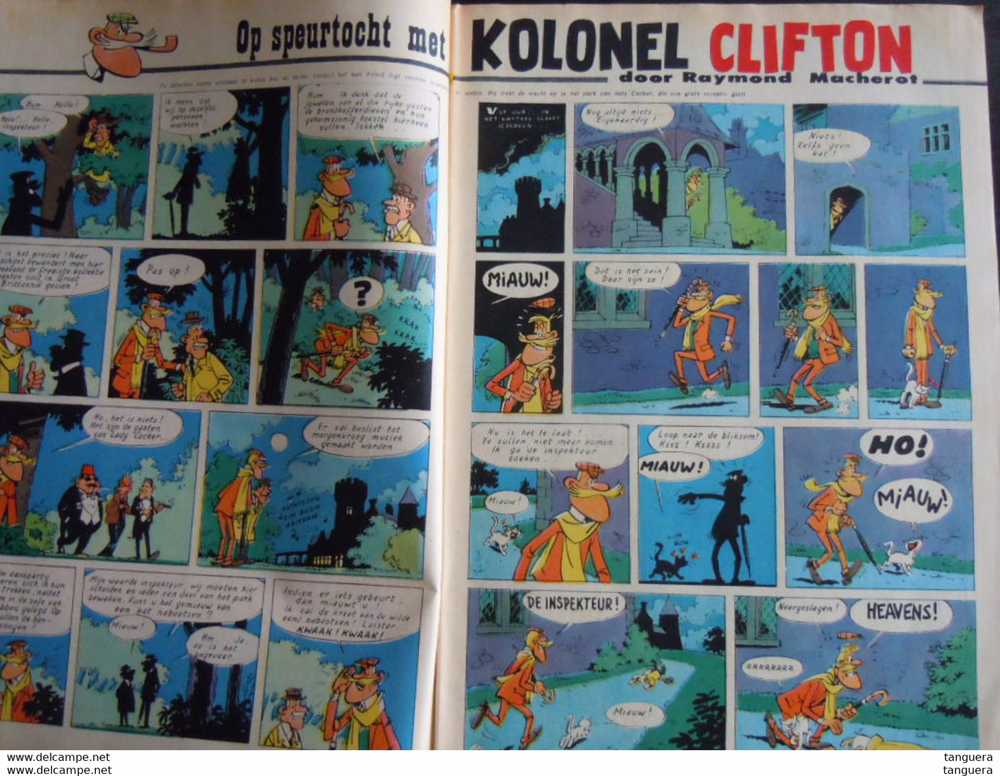 Kuifje Weekblad 1960 Nr 9 Omslag R. Macherot  Met Oa. Attanasio Greg Michel Vaillant R. Reding - Kuifje