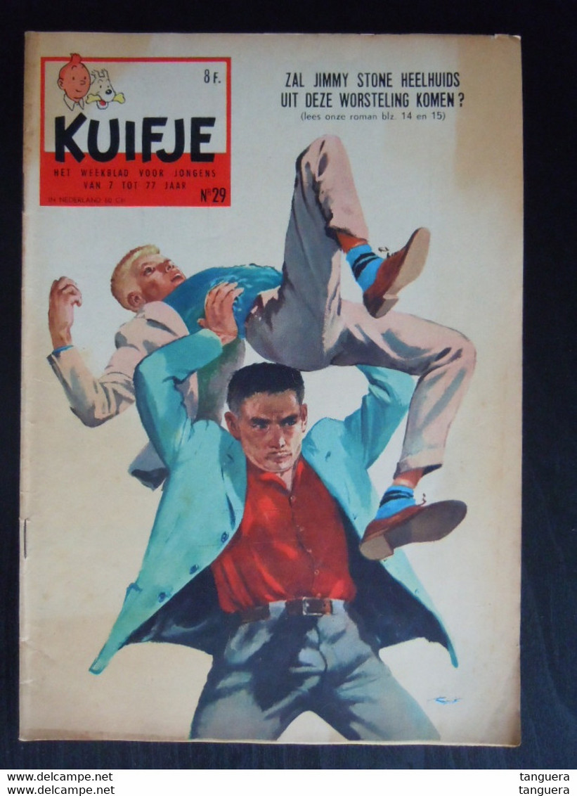 Kuifje Weekblad 1959 Nr 29 Omslag REF René Follet Oa. 't Prinske Door Willy Vandersteen - Kuifje