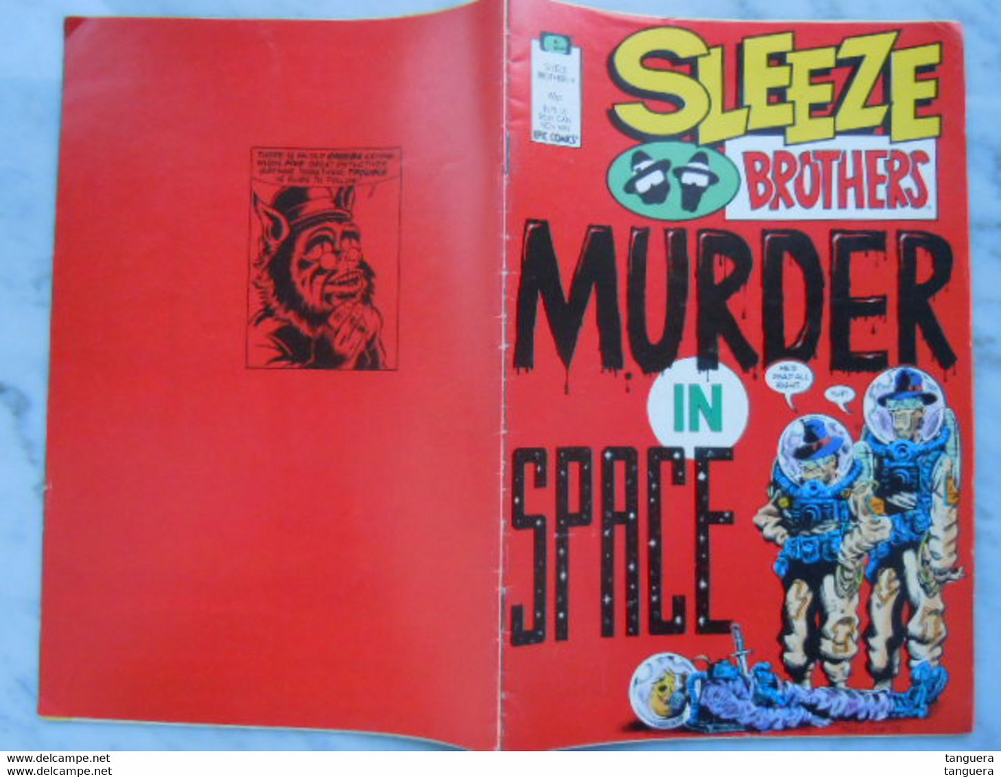 Sleeze Brothers 4 1989 Murder In Space 26 Pages Epic Comics - Andere Verleger