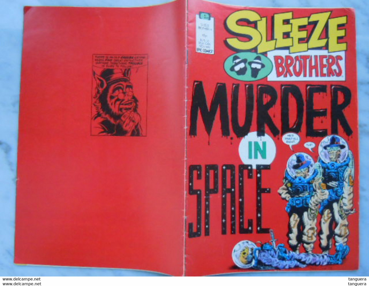 Sleeze Brothers 4 1989 Murder In Space 26 Pages Epic Comics - Other Publishers