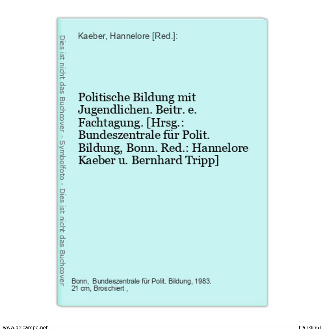 Politische Bildung Mit Jugendlichen. - Política Contemporánea