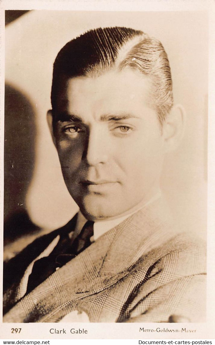 Postcard Vintage United Kingdom Actor Acteur - Clark Gable - Acteurs