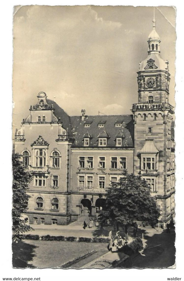 9704  FALKENSTEIN /VOGTL., RATHAUS  1960 - Falkenstein (Vogtland)