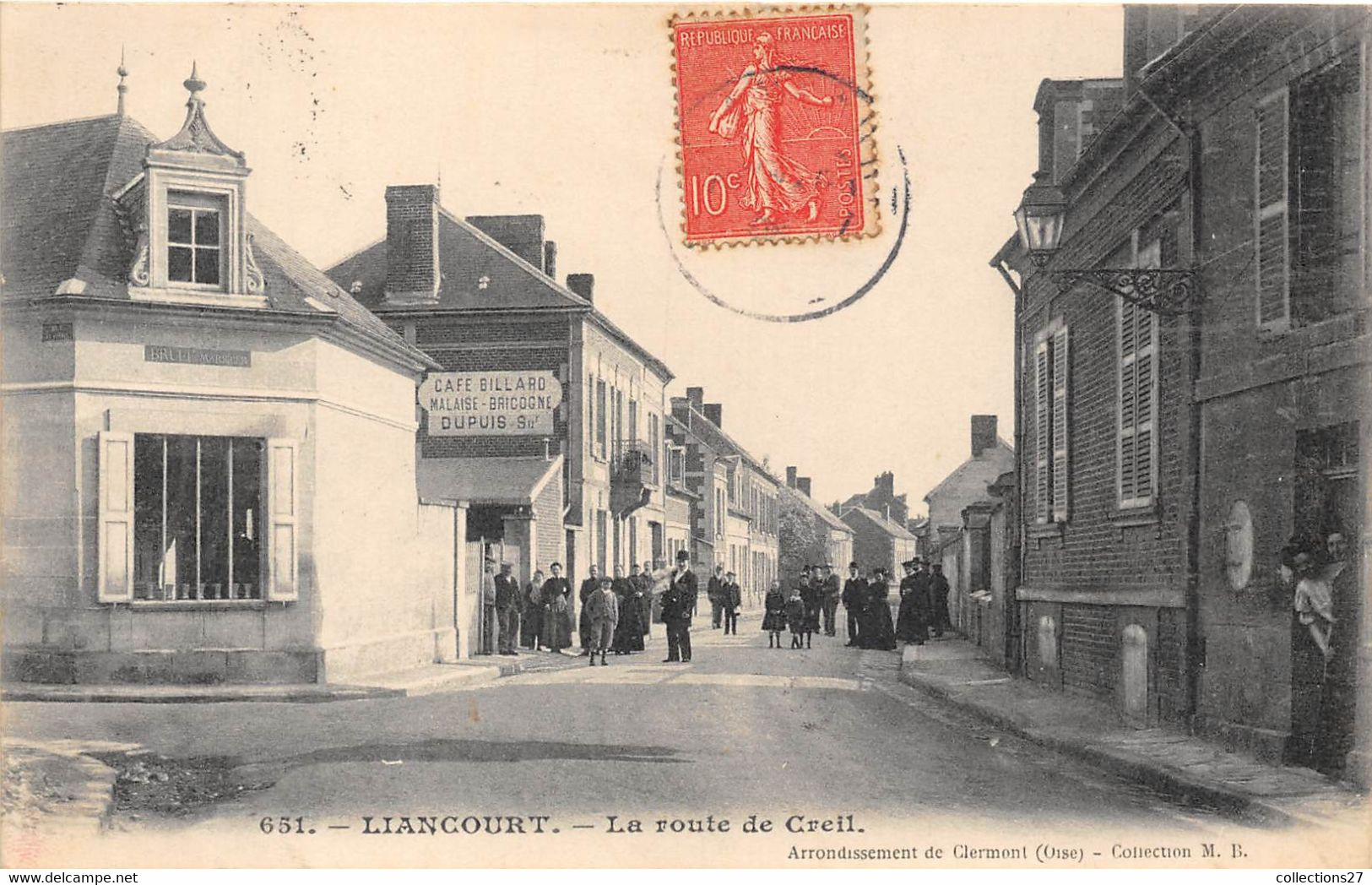 60-LIANCOURT- LA ROUTE DE CREIL - Liancourt