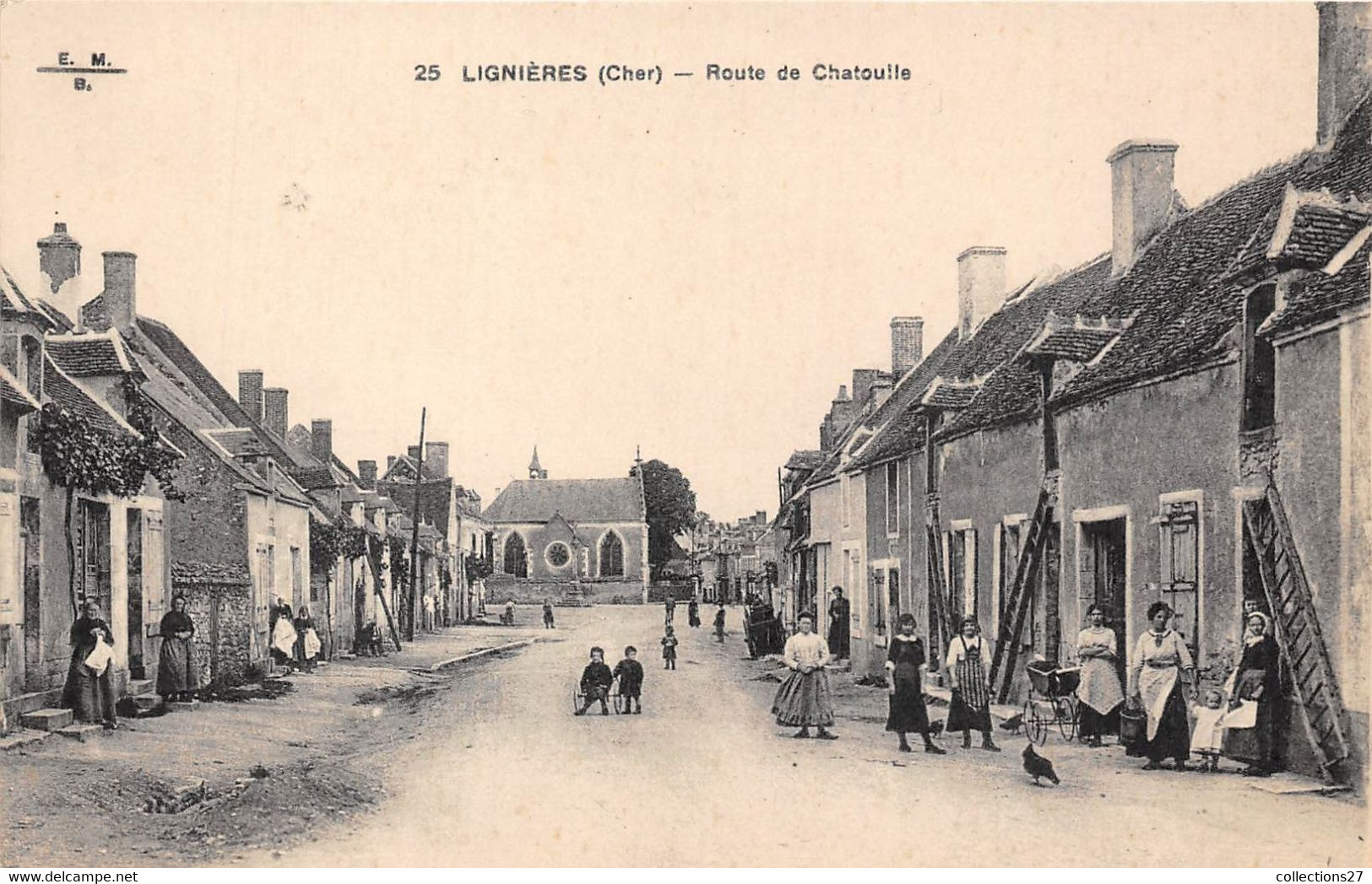 18-LIGNIERES- ROUTE DE CHATOULLE - Other & Unclassified