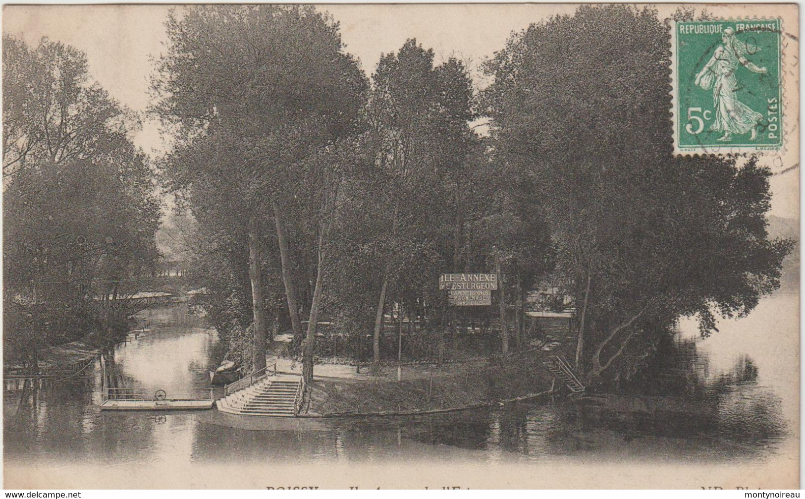 Yvelines :  POISSY  :  Ile   Annexe  De L  '  Esturgeon - Poissy