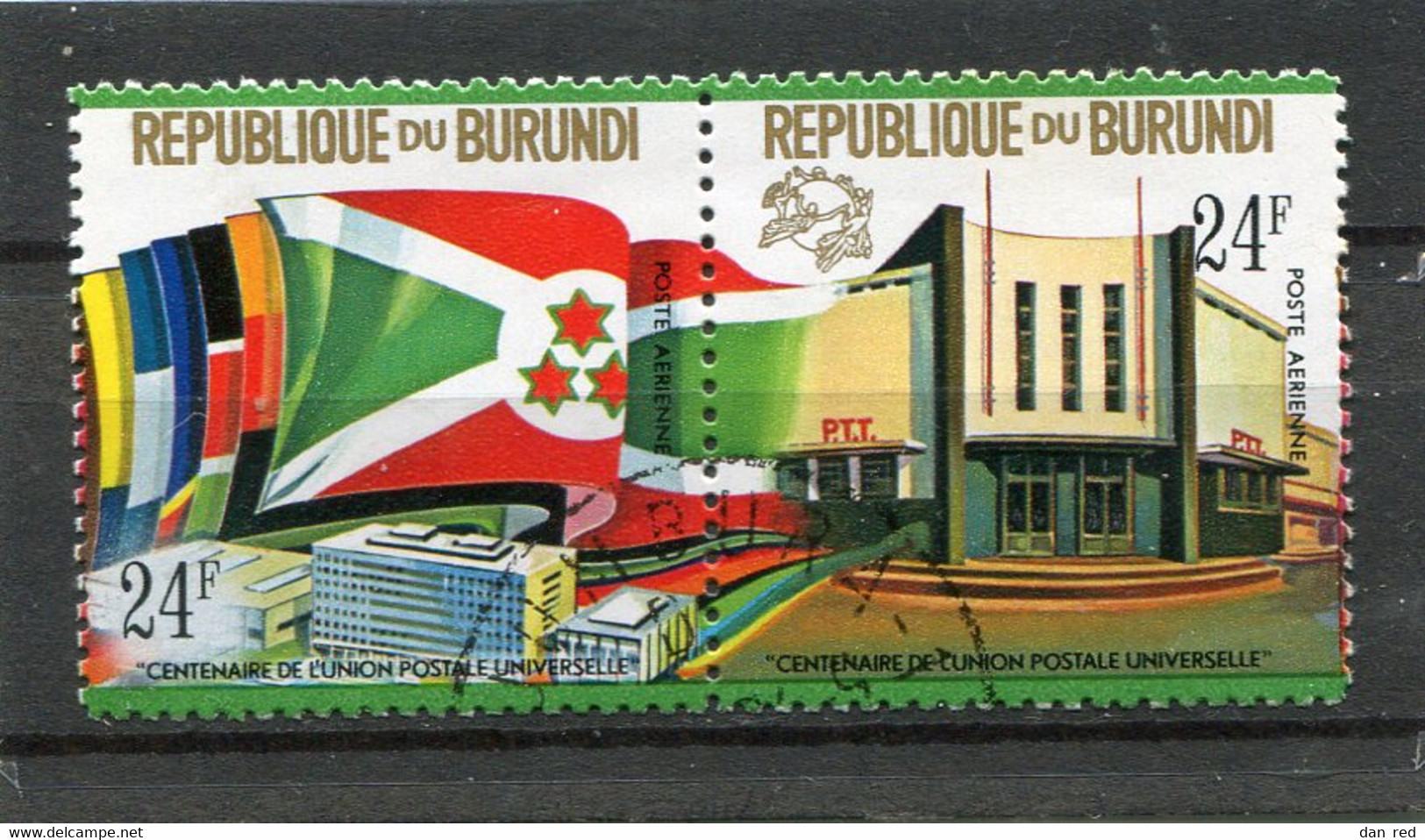 BURUNDI   N°  322 Et 323  PA (Y&T)  (Oblitéré)  (Poste Aérienne) - Luchtpost