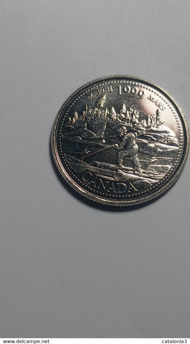 CANADA - 25 CENTS 1999 SC KM344 - MARZO - Canada