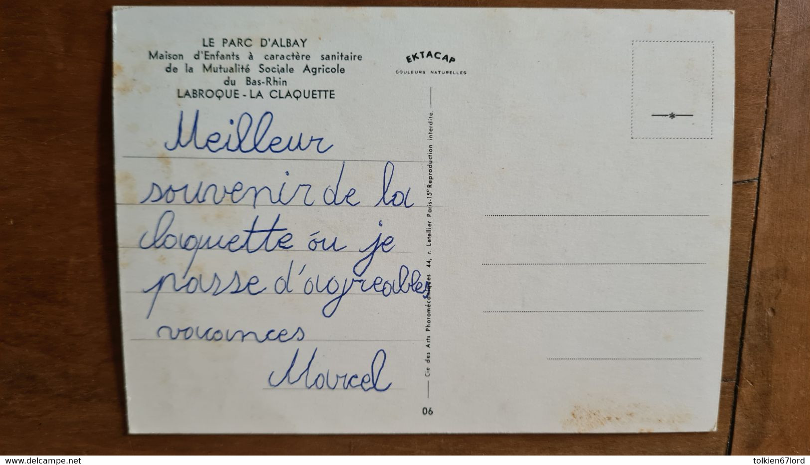 La Broque Labroque La Claquette 67 Bas-Rhin Alsace Elsass Le Parc D'Albay Mutualité Sociale Agricole Enfants - La Broque