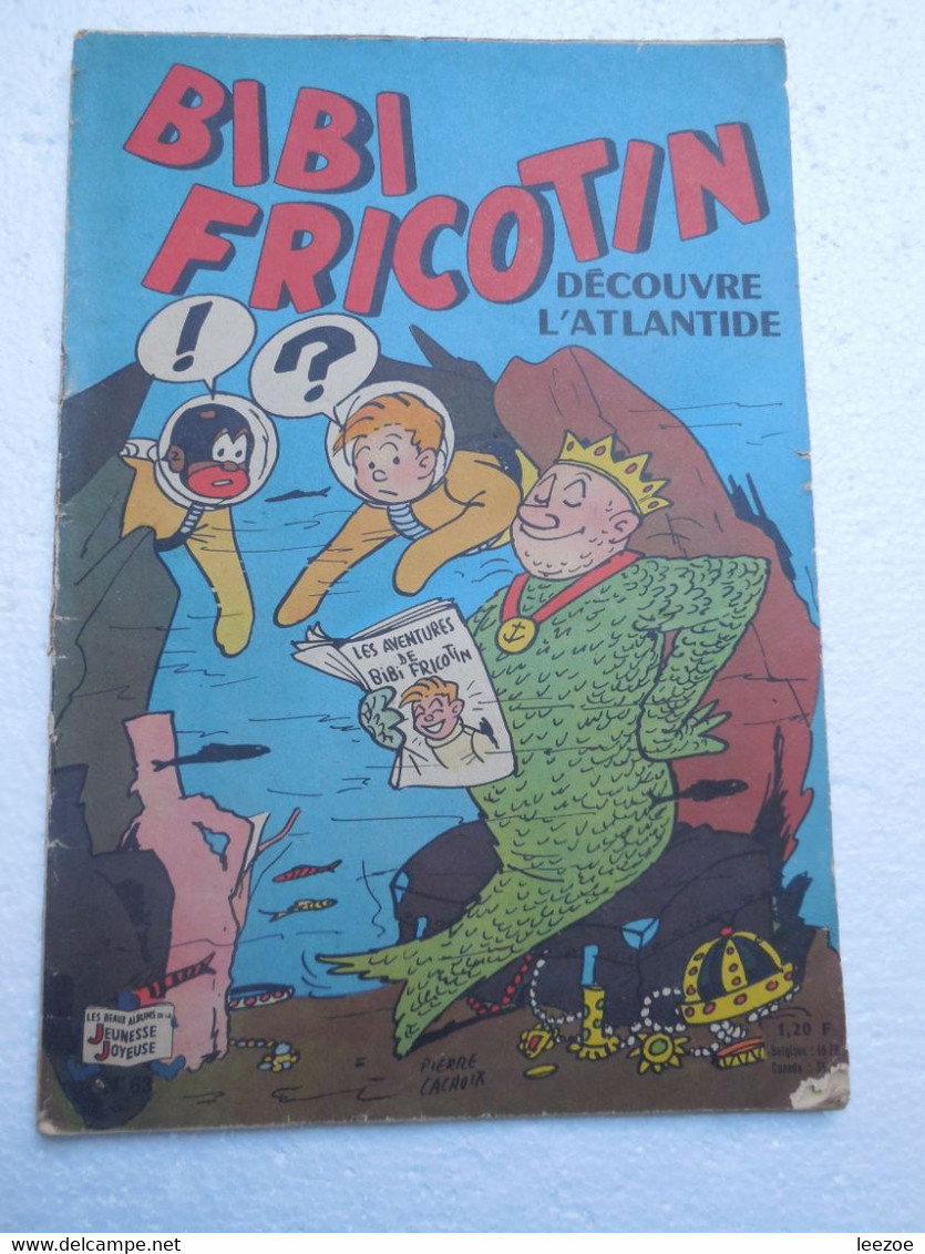 BD Bibi Fricotin (2e Série - SPE) (Après-Guerre) 63. Bibi Fricotin Découvre L'Atlantide..PIN02 - Bibi Fricotin