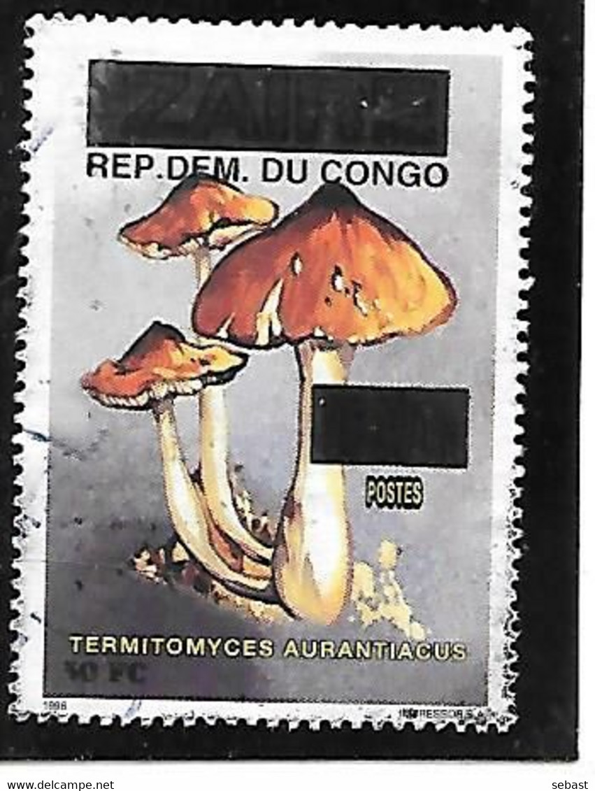 TIMBRE OBLITERE  DU ZAIRE SURCHARGE RDC EN 2000 N° MICHEL 1529 - Usados