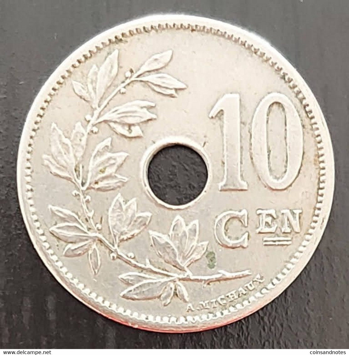 Belgium 1905 - 10 Centiem Koper/Nikkel VL - Leopold II - Morin 265 - ZFr - 10 Centimes