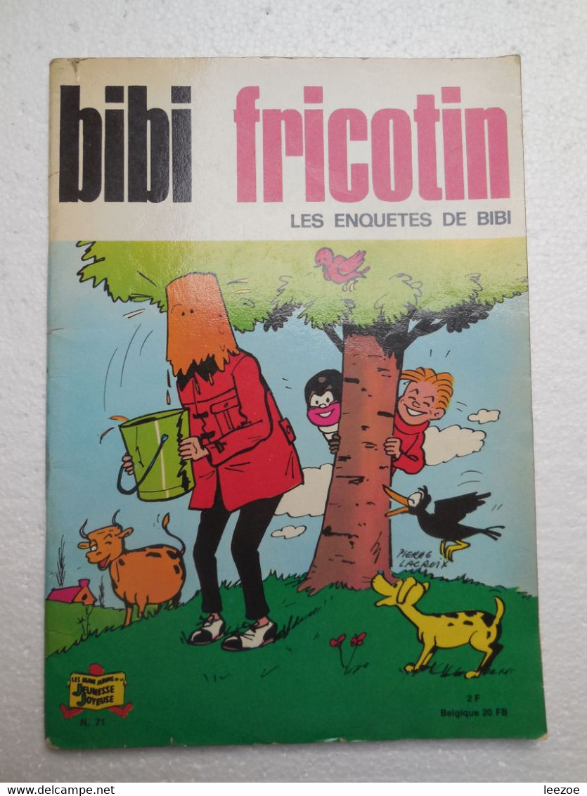 BD BIBI FRICOTIN Les Enquêtes De Bibi 1972..PIN02 - Bibi Fricotin