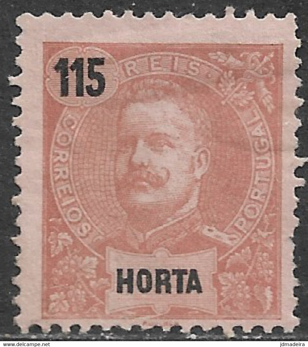 Horta – 1898 King Carlos 115 Réis Mint Stamp - Horta