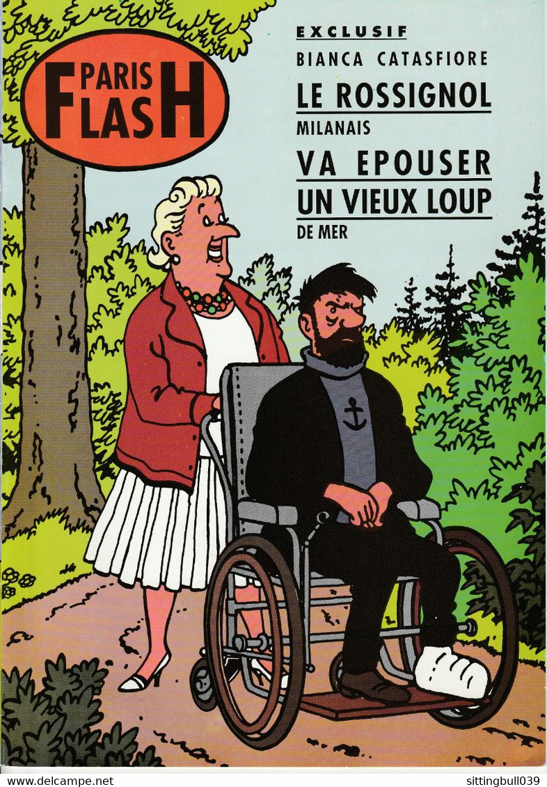 Hergé Tintin En Hommage Dans PARIS FLASH:Exclusif Bianca Castafiore Lerossignol Milanais Va épouser Un Vieux Loup De Mer - Hergé