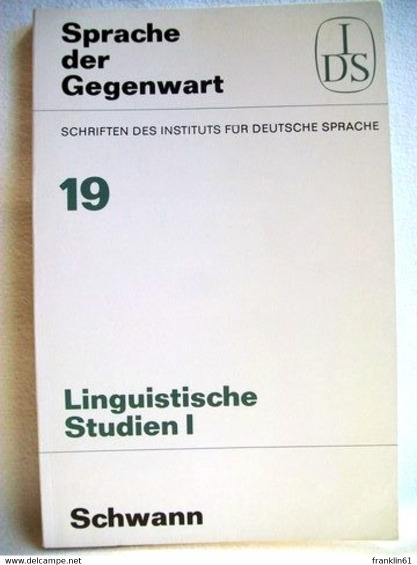 Linguistische Studien I - Léxicos