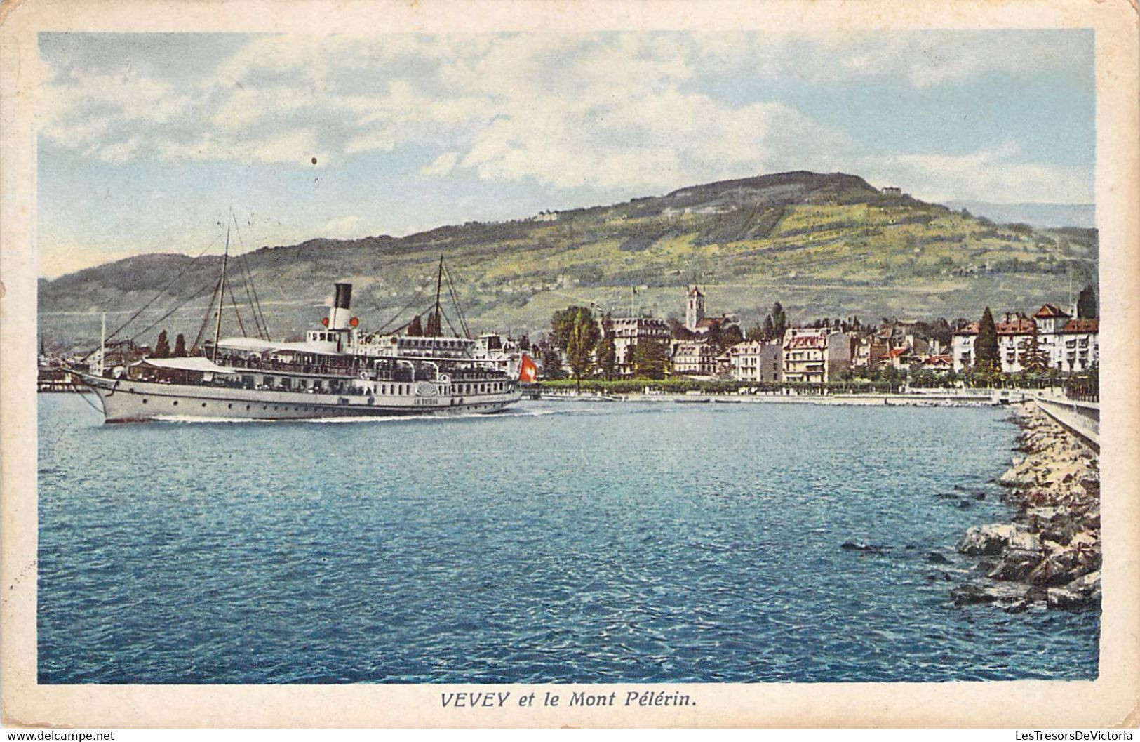 CPA - SUISSE - Vevey Et Le Mont Pélerin - Bateau - Vevey