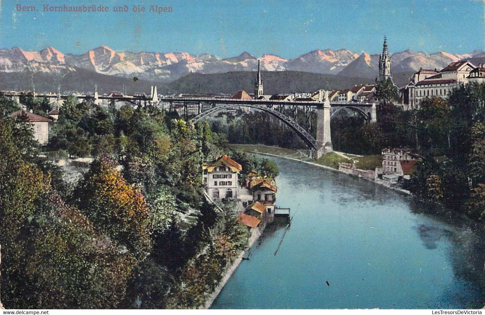 CPA - SUISSE - BERN - Kornhausbrücke Und Die Alpen - Edition Phot France Suisse - Berne