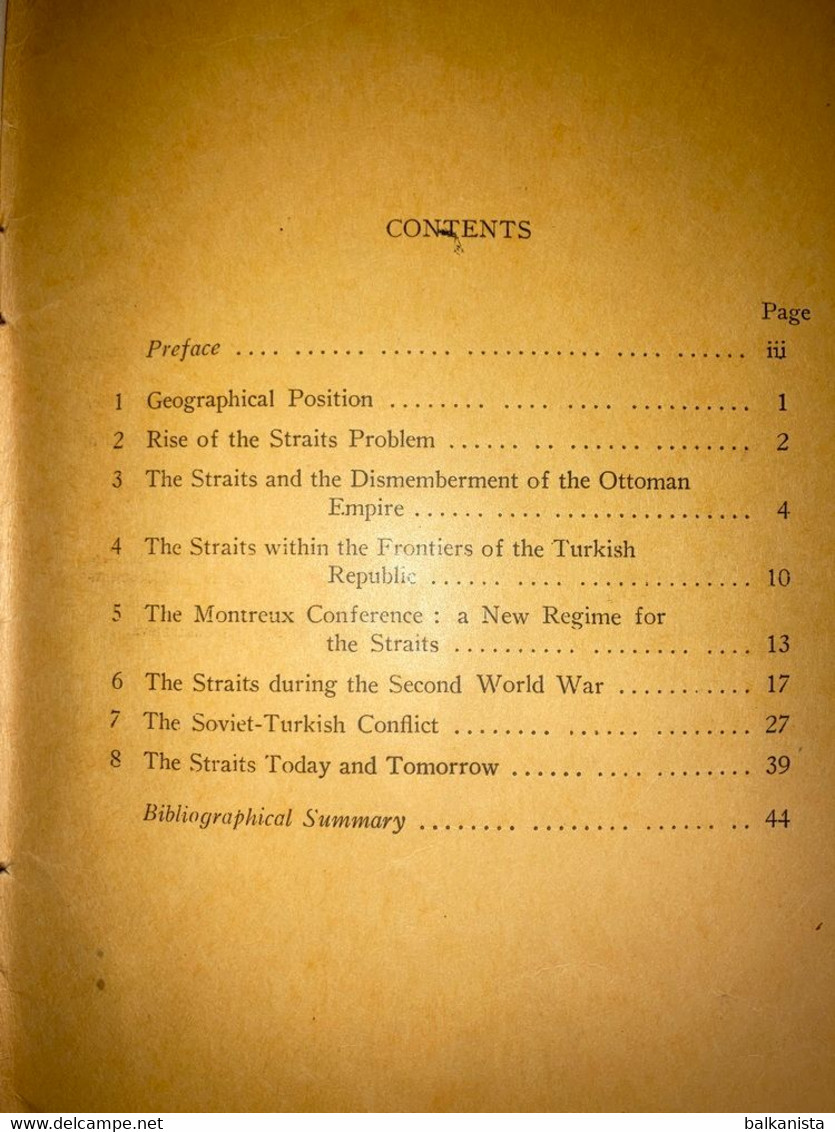 The Turkish Straits Michael Sokolnicki 1950 - Middle East