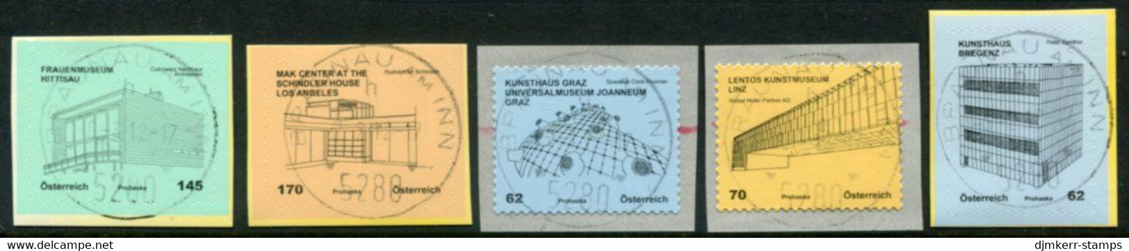 AUSTRIA  2012 Architecture Definitive (5) Used  .  Michel 2976-80 - Used Stamps