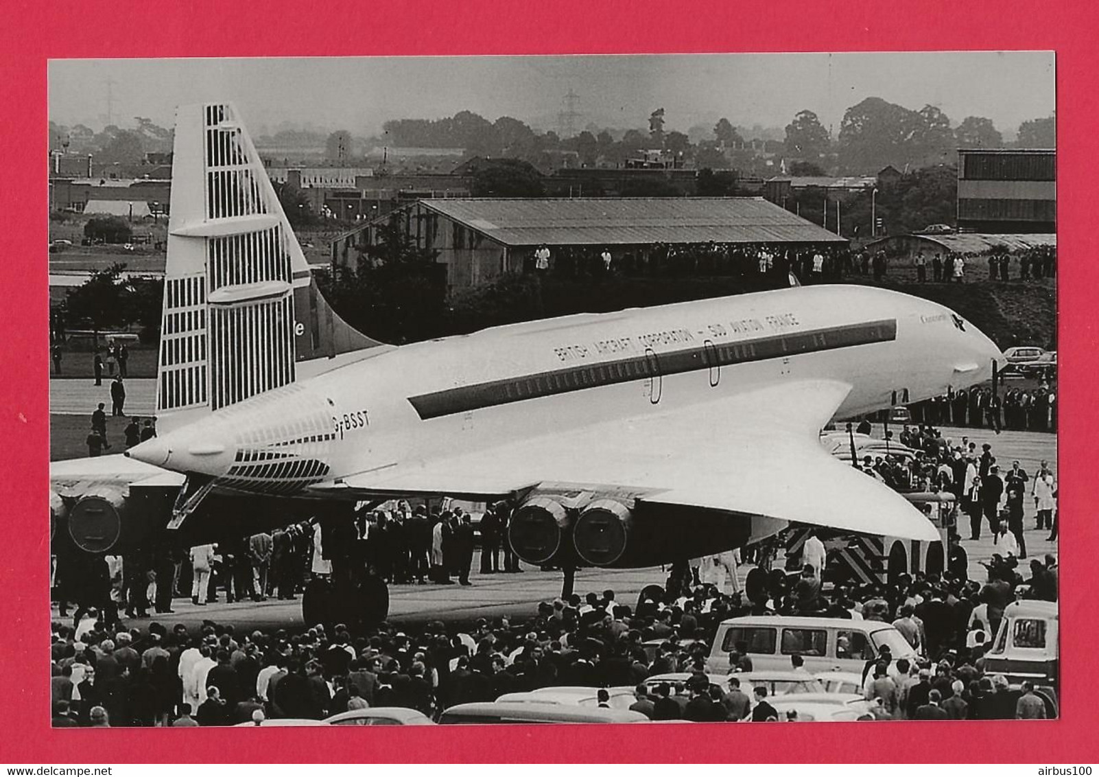 BELLE PHOTO REPRODUCTION AVION PLANE FLUGZEUG - PROTOTYPE CONCORDE G - BSST BRITISH AIRCRAFT CORPORATION SUD AVIATION - Luchtvaart