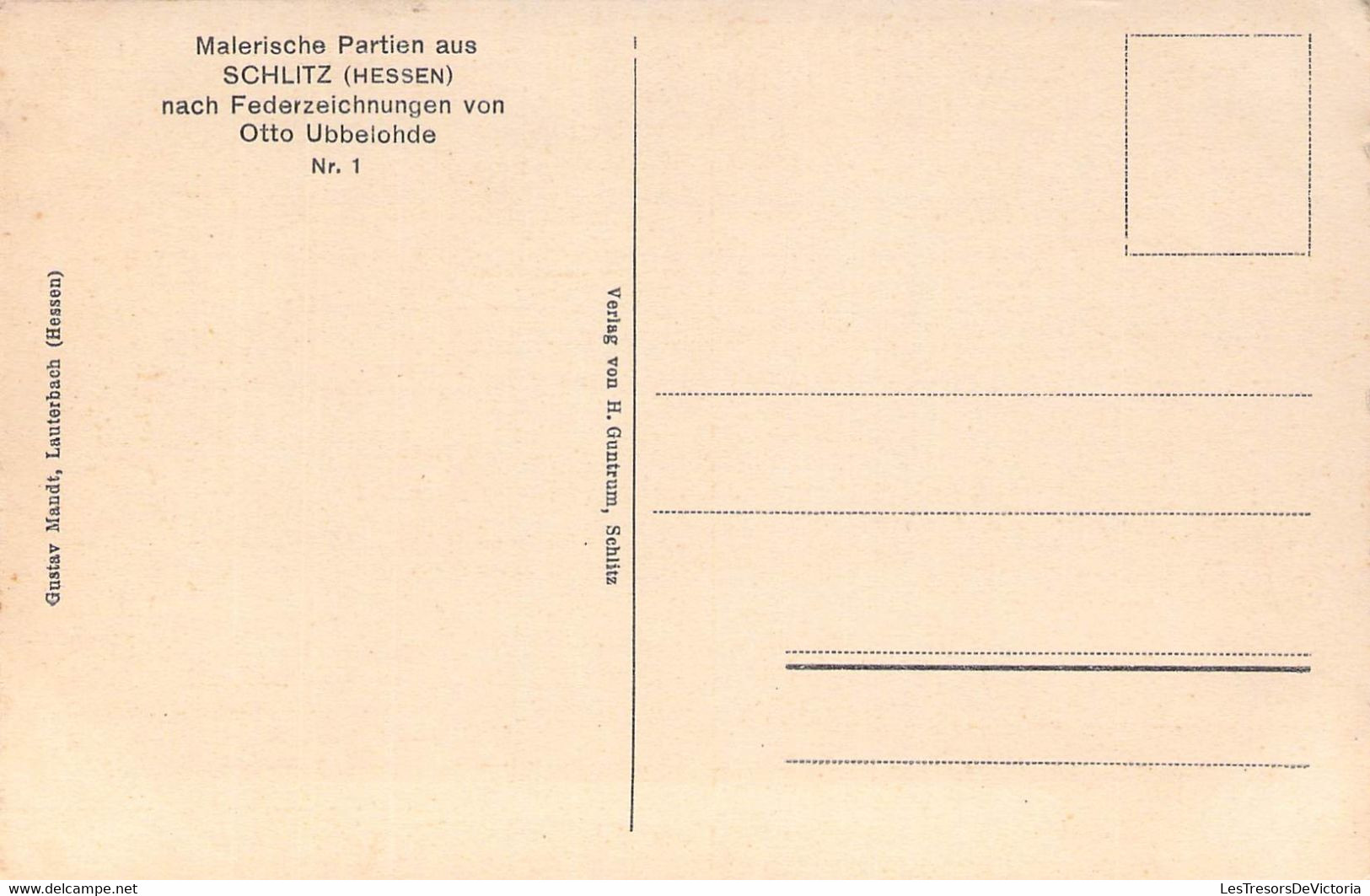 CPA - SUISSE - SCHLITZ - Burgen - Malerische Partien Aus SCHLITZ - Hessen - Nach Federzeichnungen Von Otto Ubbelohde - Sonstige & Ohne Zuordnung