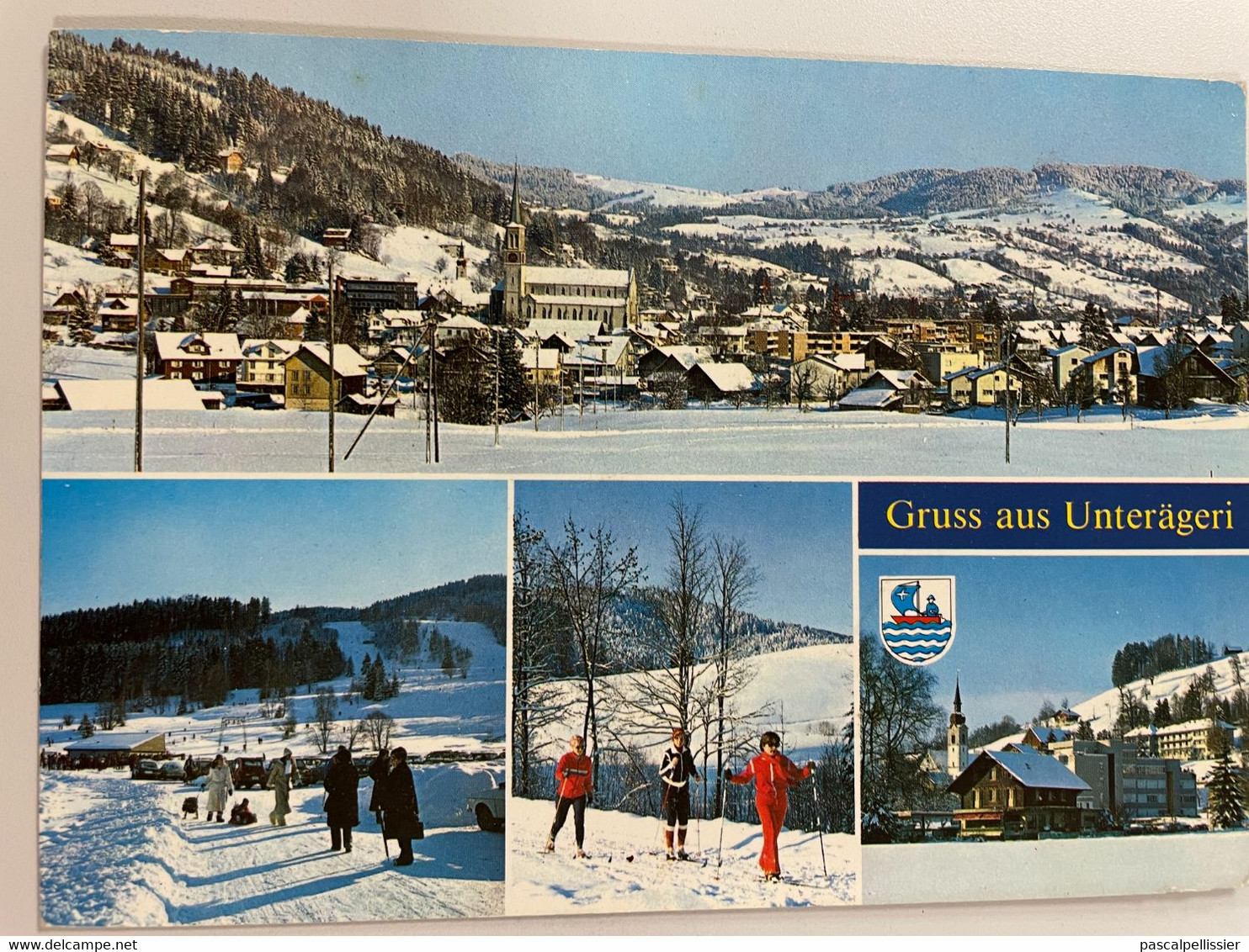 CPM - SUISSE - Gruss Aus Unterägeri - 4 Bilder (2219) - Unterägeri