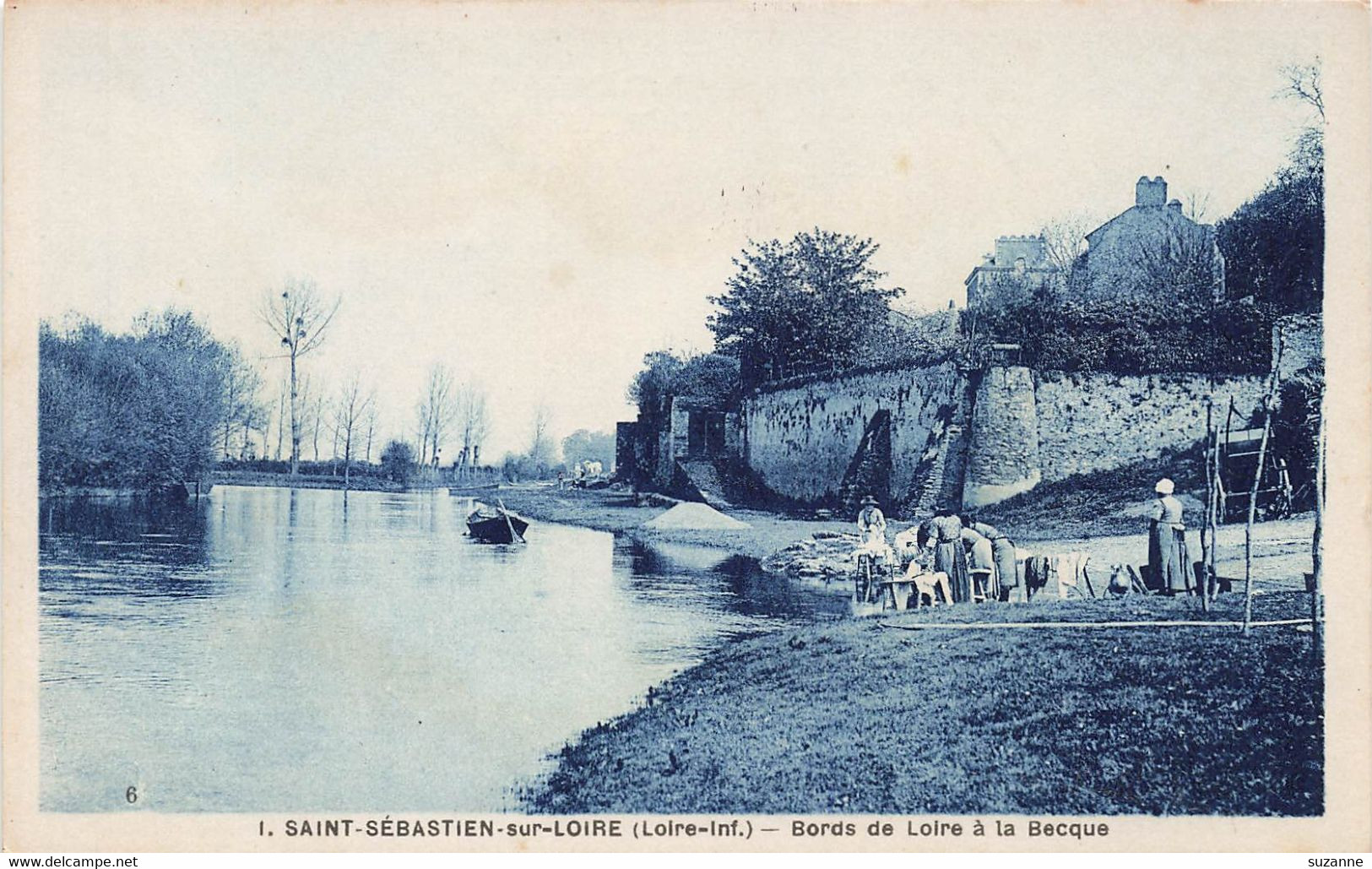 SAINT-SÉBASTIEN Sur Loire - Bords De Loire à La Becque - Lavoir - Lavandières - Saint-Sébastien-sur-Loire