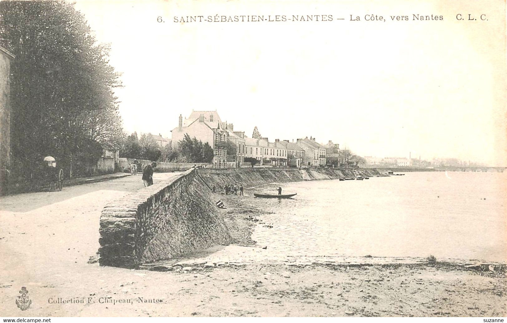 SAINT-SÉBASTIEN Les Nantes - La Côte - Vers Nantes 1905 - Saint-Sébastien-sur-Loire