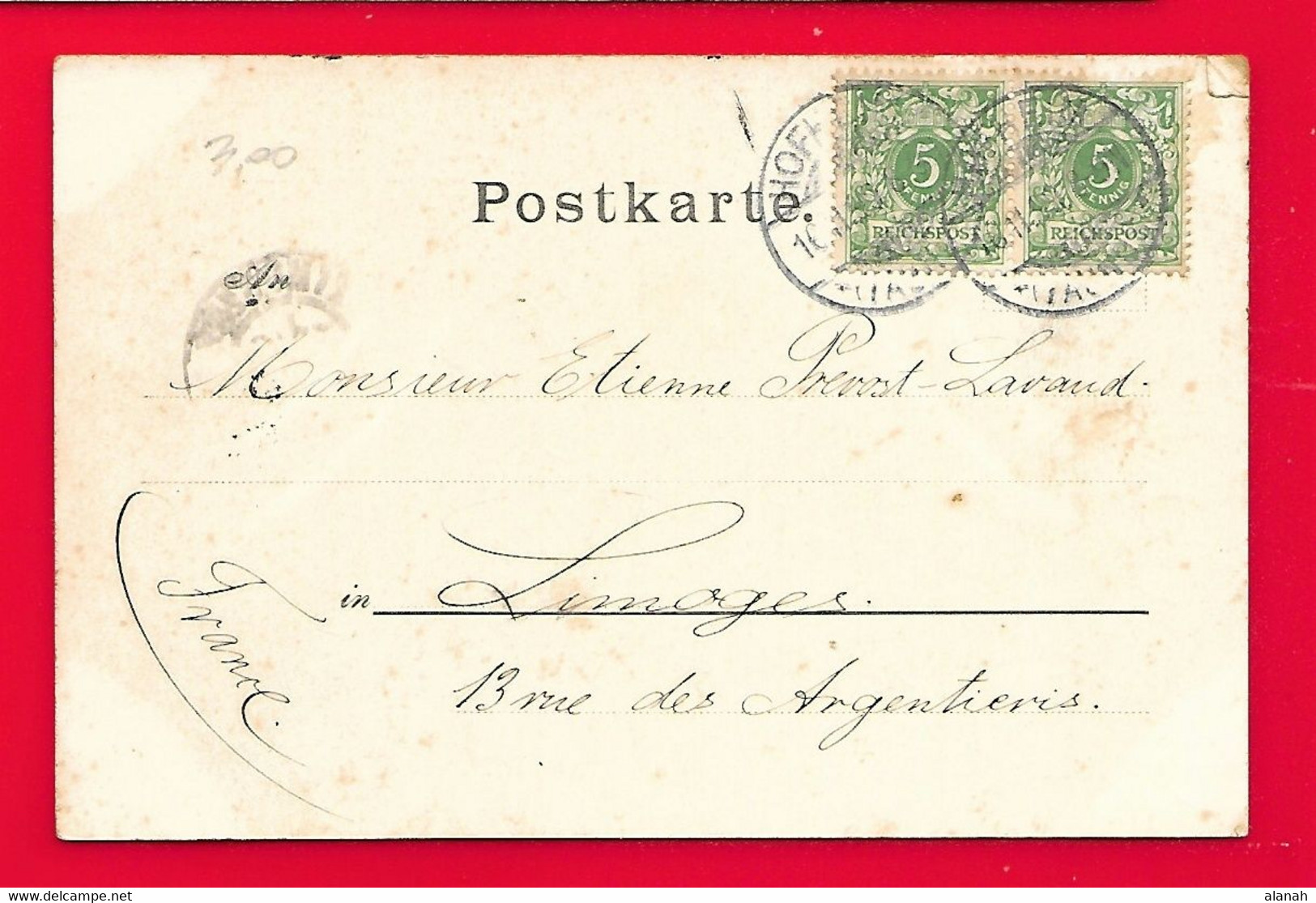 Gruss Aus HOFHEIM A. TAUNUS 1899 Allemagne - Hofheim